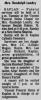 Obituary of Beulah Dubois Landry