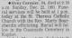 Death Notice of Ovey Cormier Death Notice of Ovey Cormier
