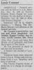 Obituary of Louis Cornner Obituary of Louis Cornner