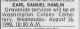 Death Notice of Earl Samuel Hamlin