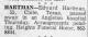 Death Notice of Edward Hartman, Jr. Death Notice of Edward Hartman, Jr.