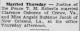 Marriage Announcement of Clarence Osborne and Angele Suzanne Jacob