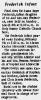 Obituary of Susan Rae Frederick