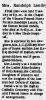 Obituary of Beulah Dubois Landry