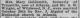 Marriage Announcement of Alva Morris Wright and Mary Theodosia Swain