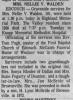 Obituary of Nellie Viola Goolsbee Walden