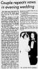 Marriage Announcement of Byron Wayne Harrison and Donna Jean Yeary