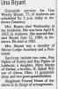 Obituary of Eunice Roy 'Una' Wilson Bryant