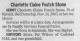 Obituary of Charlotte Elaine Scogin Stone