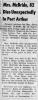 Obituary of Sarah Gertrude Shoemaker McBride Obituary of Sarah Gertrude Shoemaker McBride