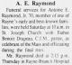 Death Notice of Antoine Etienne 'Anthony' Raymond, Jr. Death Notice of Antoine Etienne 'Anthony' Raymond, Jr.