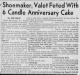 Shoemaker, Valet Feted With 6 Candle Anniversary Cake