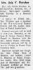 Obituary of Ada Verlie Houston Fletcher
