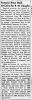 Obituary of Robert Napoleon Vaughn