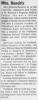 Obituary of Della Dolores Spence Hendrix