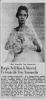 Marriage Announcement of Granville Troy Summerlin and Margie Nell Ross
