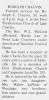 Obituary of Rodolph Edgar Chauvin