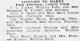 Marriage License Announcement of Robert Clarence Phillips and Diamond Louella 'Pat' Brothers