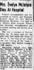 Obituary of Evelyn Katherine Proctor McIntyre