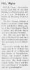 Obituary of Evelyn Leah McIntyre Hill