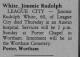 Death Notice of Jimmy Rudolph White