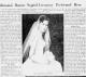 Marriage Announcement of Richard Lefever Rummel and Gwendolyn Louise Hearne