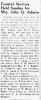 Obituary of Willie Betty Lang Adams
