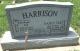 Headstone of Newman Jackson 'N. J.' Harrison, Jr. and  Nancy Sue McClelland Harrison 