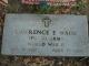 Headstone of Lawrence Ephriam Wade