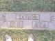 Headstone of Burnie Culbert Taylor and Hazel Lee Taylor