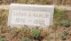 Headstone of Sarah Matilda Burleson Hamlin