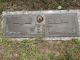 Headstone of Paul Benton West and Bernice Lucille Burgess West