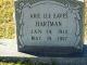 Headstone of Arie Lee Eaves Hartman