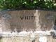 Headstone of Bruce Lamar White, Sr. and Lula 'Lou' LeBlanc White
