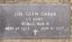 Headstone of Joe Glen Greer