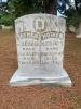 Headstone of James Collins Davis and Nancy Caroline Martin Davis