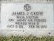 Headstone of James Joseph 'Jimmy' Crow