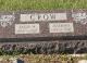 Headstone of Eason Mitchell Crow and Josephine Amelia Stolz Crow