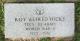 Headstone of Roy Alfred Hicks, Sr.