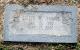 Headstone of Lillie Merle Houston Evans