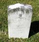 Headstone of PVT Eugene Onezime Vincent