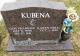 Headstone of Dr. Leon Franklin Kubena
