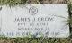 Headstone of James Julius Crow
