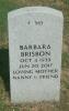 Headstone of Barbara Jeanette Hilliard Brisbon
