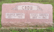 Headstone of George Hardy Crow and Mabel Maude Kramer Crow