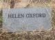 Headstone of Helen Marie Oxford