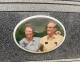 Picture on Headstone of Anthony Egnatius 'Tony' Kezerle and Magalene 'Maggie' Ebarb Kezerle