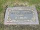 Headstone of Robert Wilbur Hamlin and Gwendolyn Rachel Beliveau Hamlin