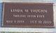 Headstone of Linda Merle Caughell Vaughn