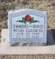 Headstone of Welma Elizabeth Simmons Hovis